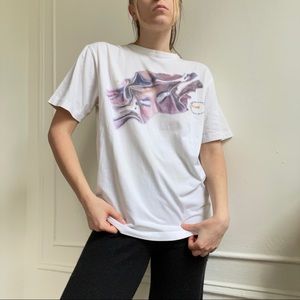 Vintage porcelain mask Cavalli T shirt.